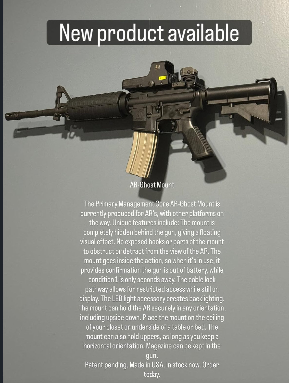Product description in image